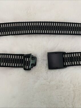 Black Webbing Belt. Approx 45” long; 1 inch wide